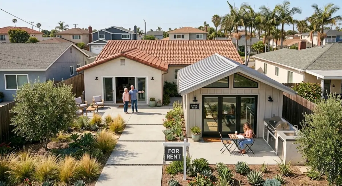 A Backyard Casita Adds a Second ADU Income Stream for Huntington Beach Owners